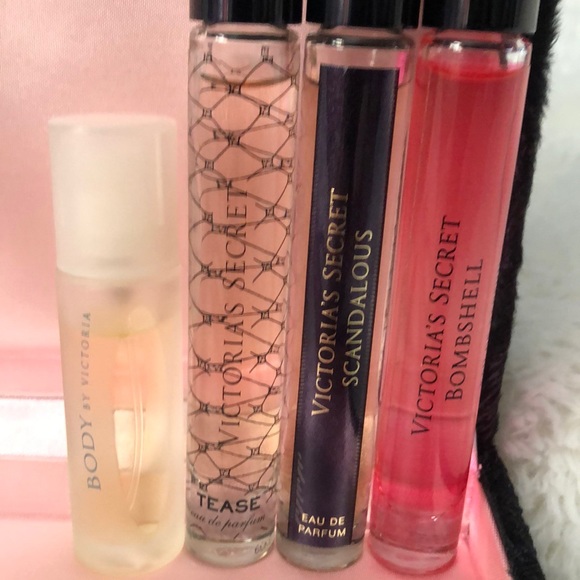 🩷 Victoria’s Secret Perfume Suitcase Holder 🩷 5 Scents 1 Rare Hard To Find 🩷 - Picture 5 of 16